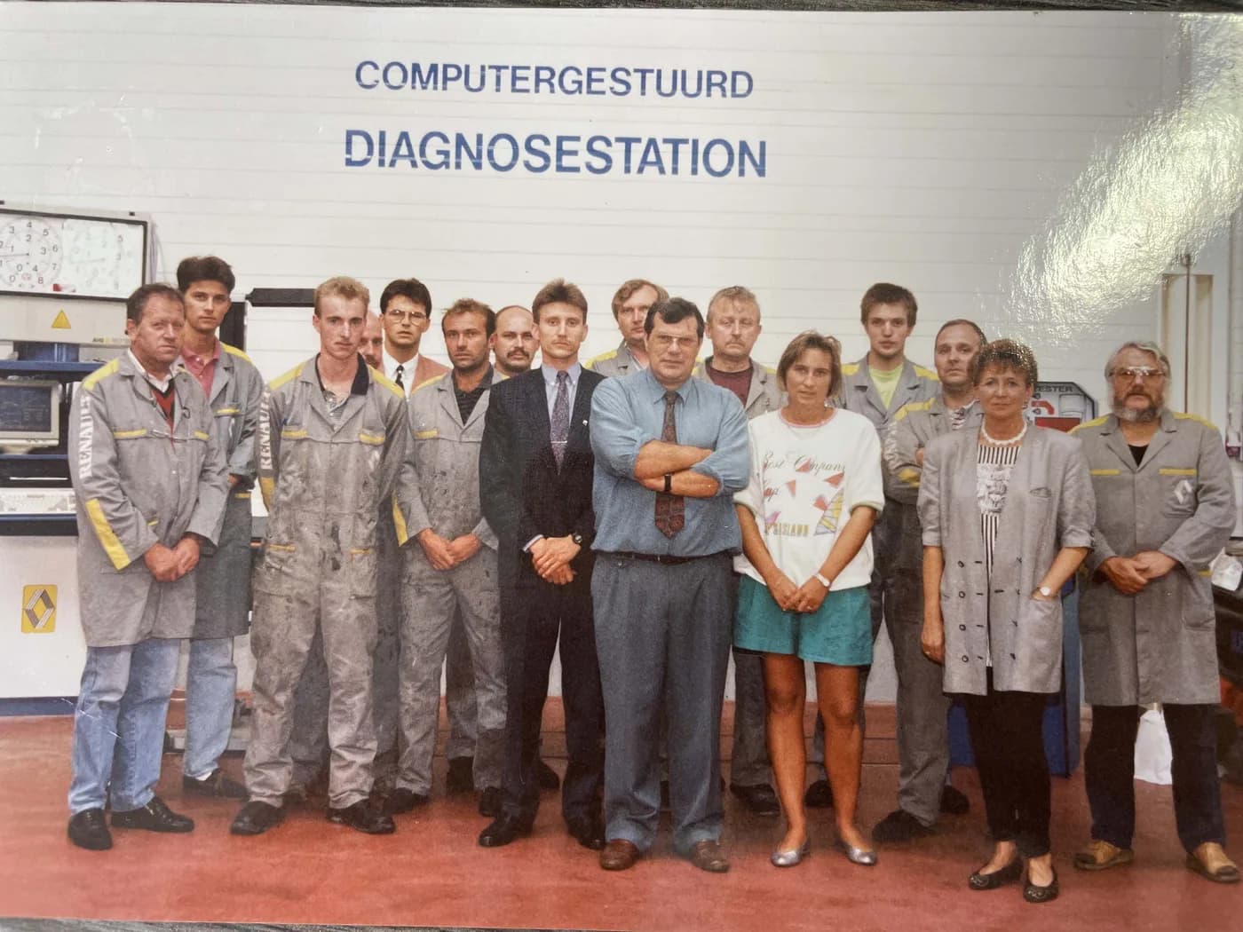 Het Valckenier-team bij de diagnosestation, jaren tachtig